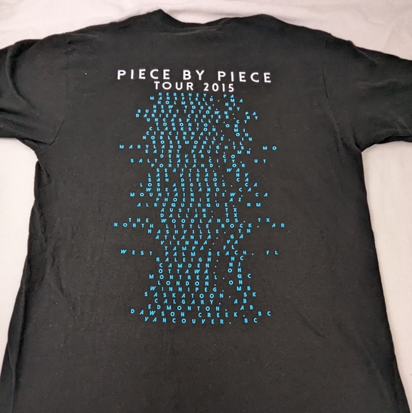 Kelly Clarkson THE American Idol 2015 Concert Tour Tee City/States Back Large - Picture 11 of 11